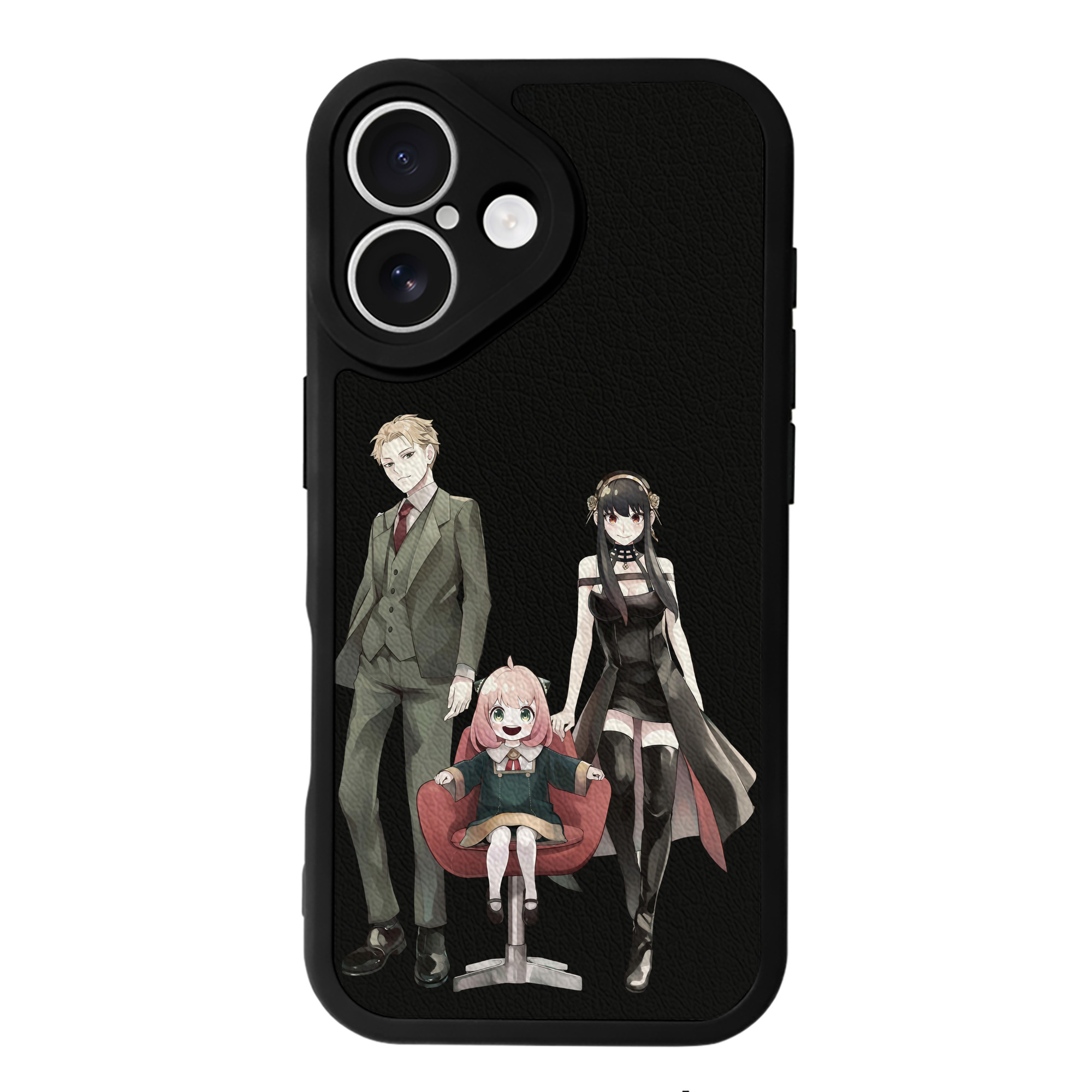 （画像用） SPY×FAMILY间谍家家酒 【iPhone 16シリーズ対応】シリコンスマホケース（レザー調） 材質：シリコン